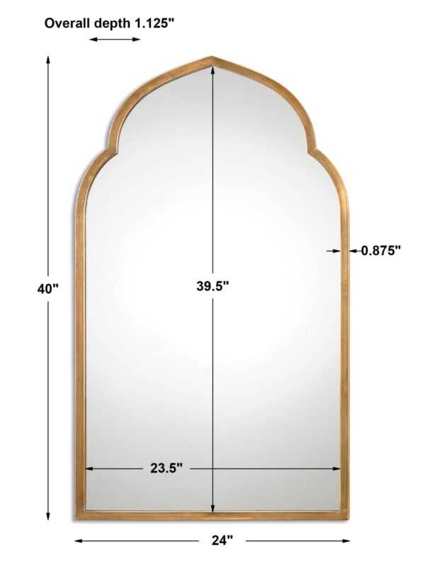 Huxford Brass Arch Floor Lamp - Image 5