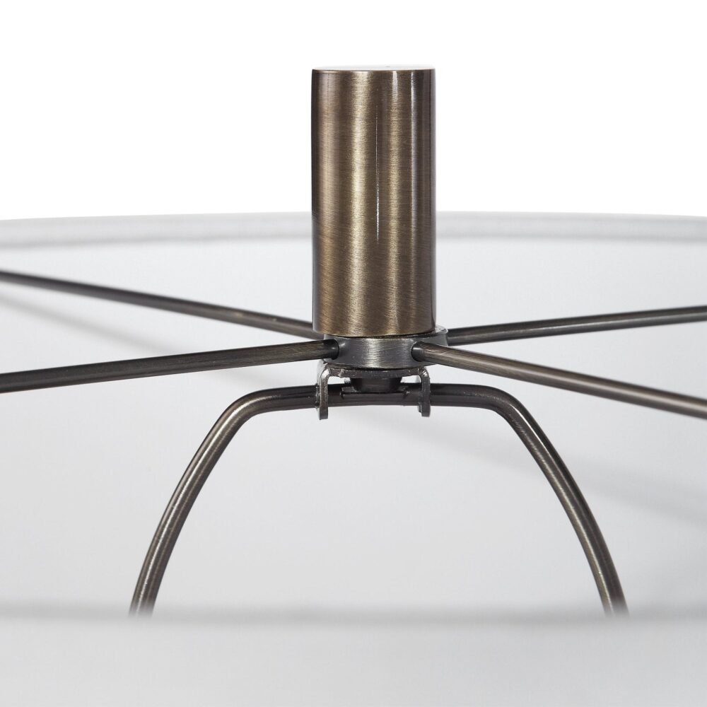 Maud Aged Black Floor Lamp - Image 7